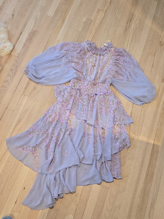Elliatt Dresses & Skirts - Elliatt Lilac Floral Ruffle Tiered Dress